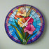Gladiolus Suncatcher Effect Clock